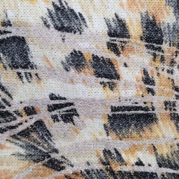 Vintage 90s Leopard AOP Sweatshirt Women M/L 22x20 Baggy USA - Picture 13 of 13